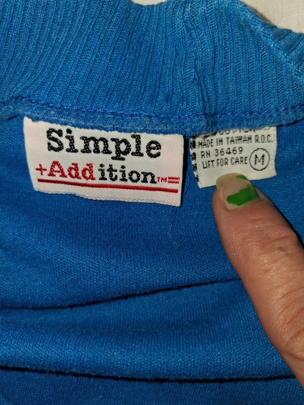 Simple Bright Blue Button-Front Cardigan - Picture 3 of 3